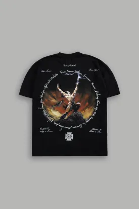 Against The Odds "Premium" Oversized Tee in Black