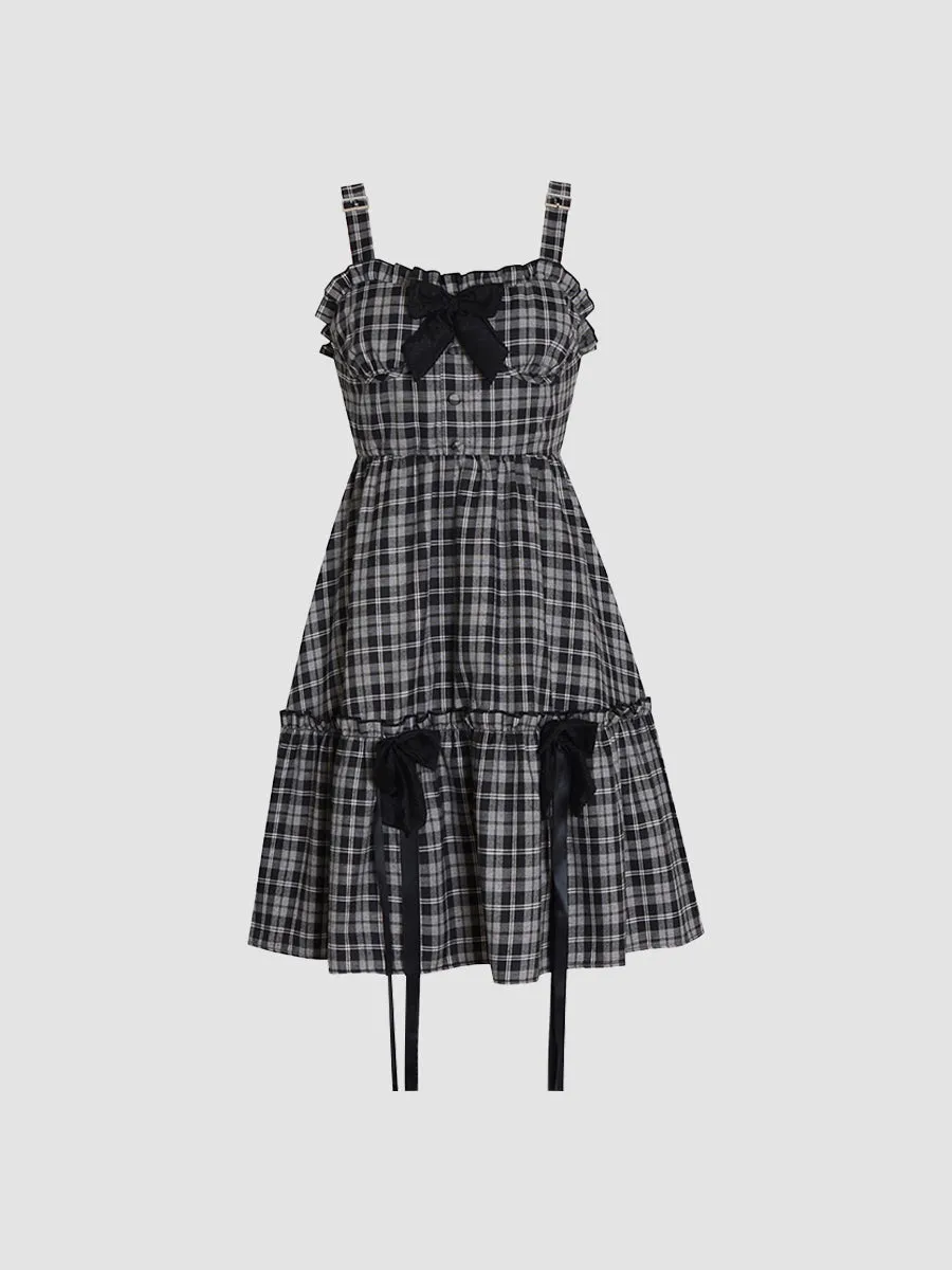 Black And White Checkered Dress