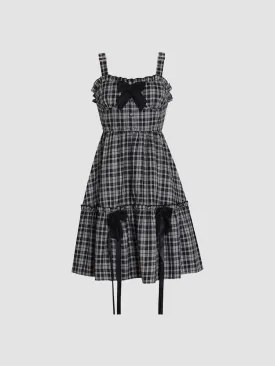 Black And White Checkered Dress
