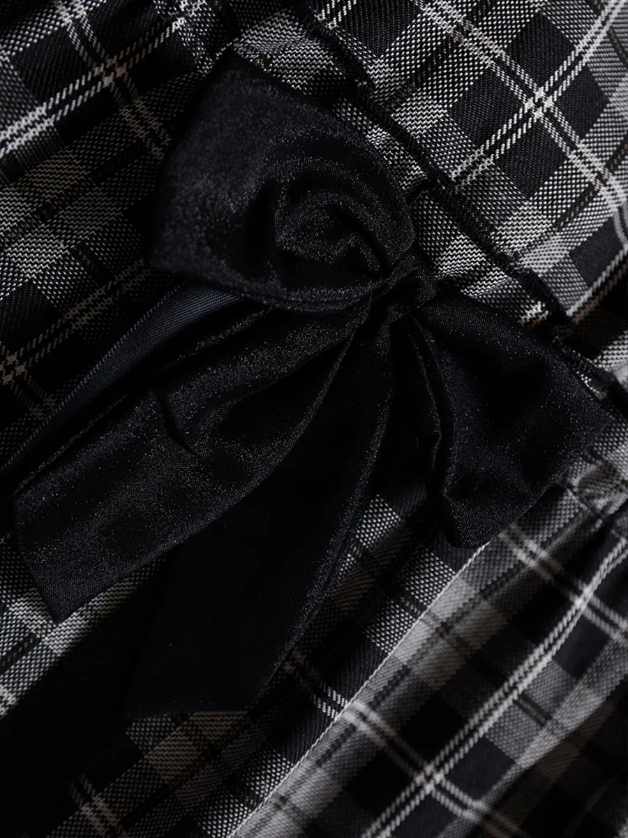 Black And White Checkered Dress