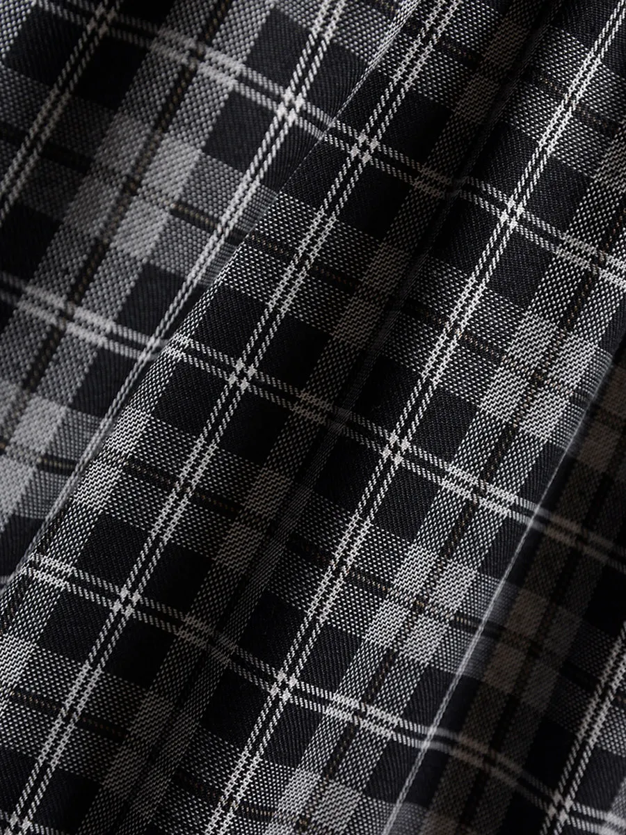 Black And White Checkered Dress