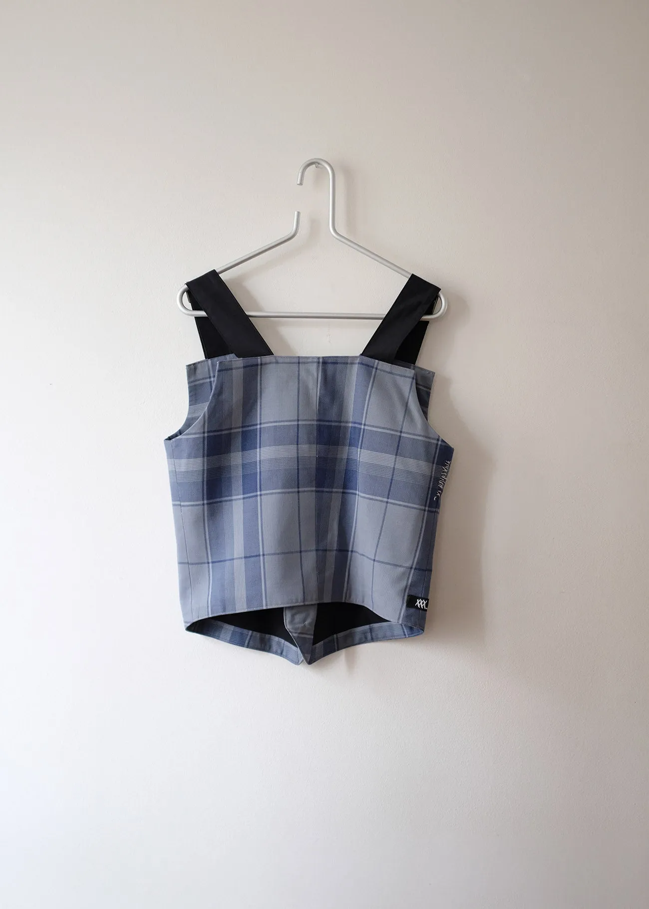 Blue tartan vest - Private Sales 25