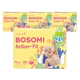 Bosom NEW Action Fit Panty-Type Diapers Unisex, Large (L), 120 Count - 🏆 #51 - Maternity/Baby/Kids - Best of December