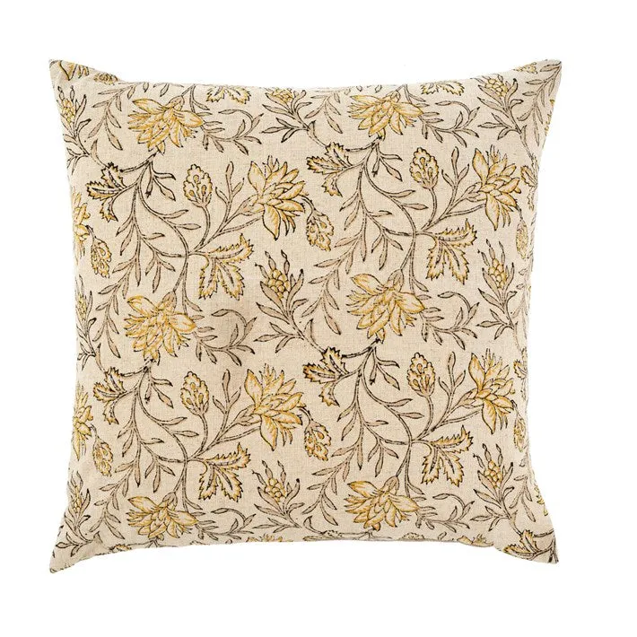 Carolina Block Print Pillow