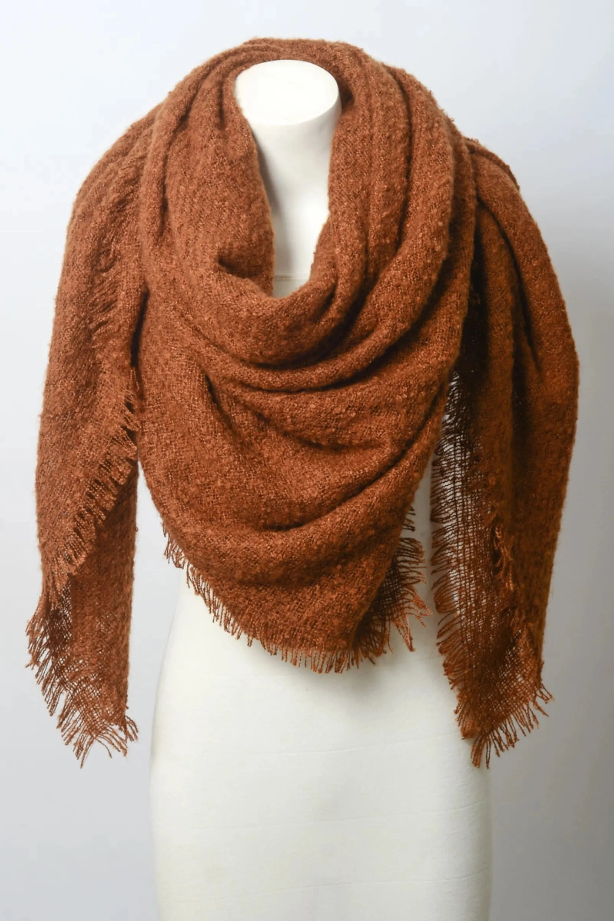 Cozy Mohair Blanket Scarf