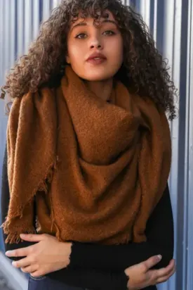 Cozy Mohair Blanket Scarf