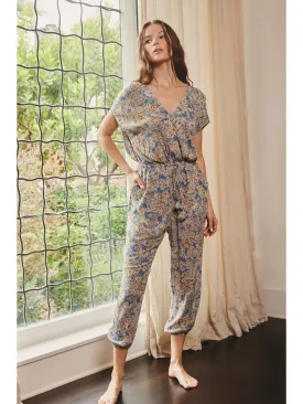 Drifting Dreams Paisley Drawstring Jumpsuit