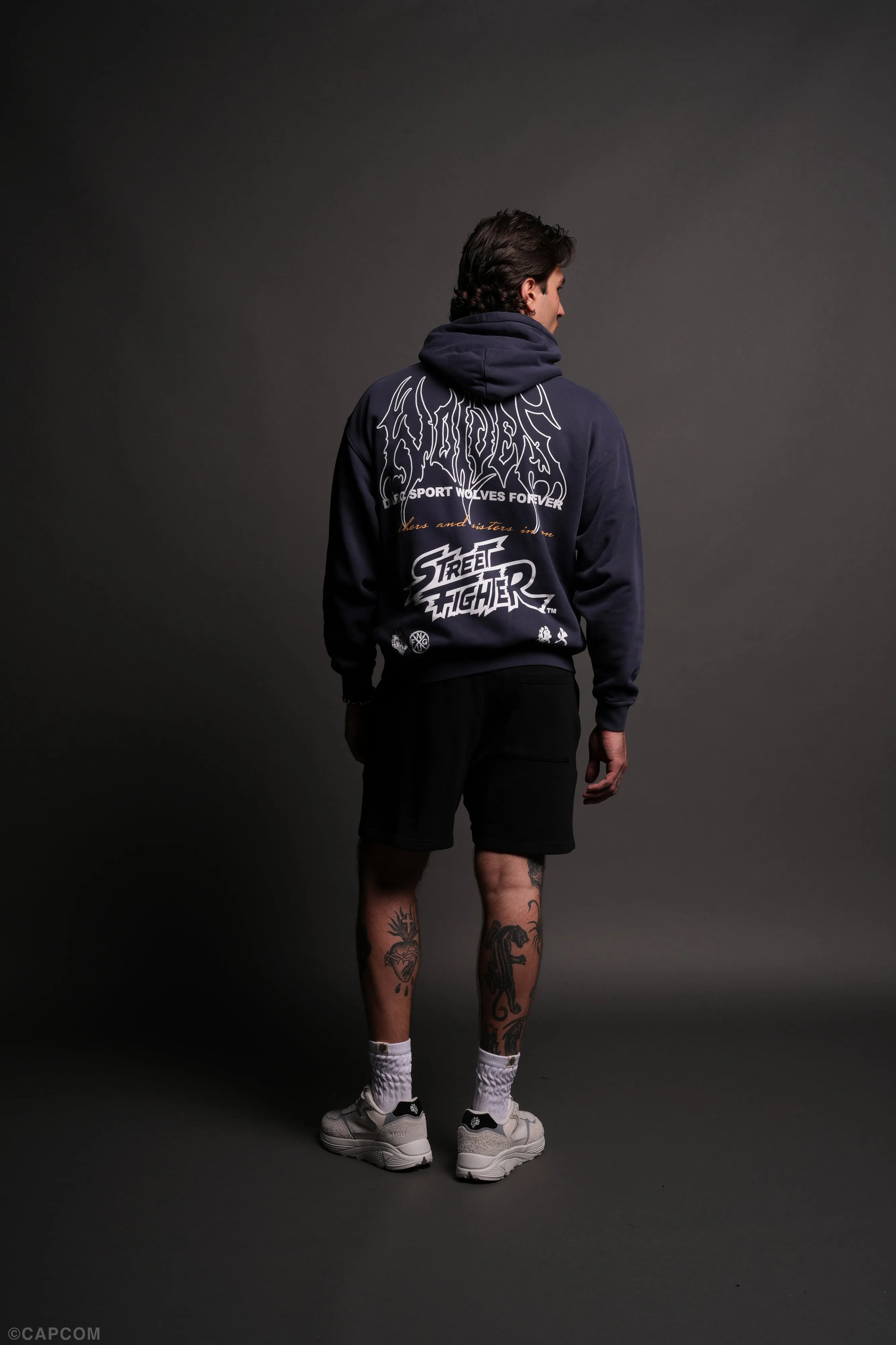 Final Boss "Pierce" Hoodie in Storm Blue