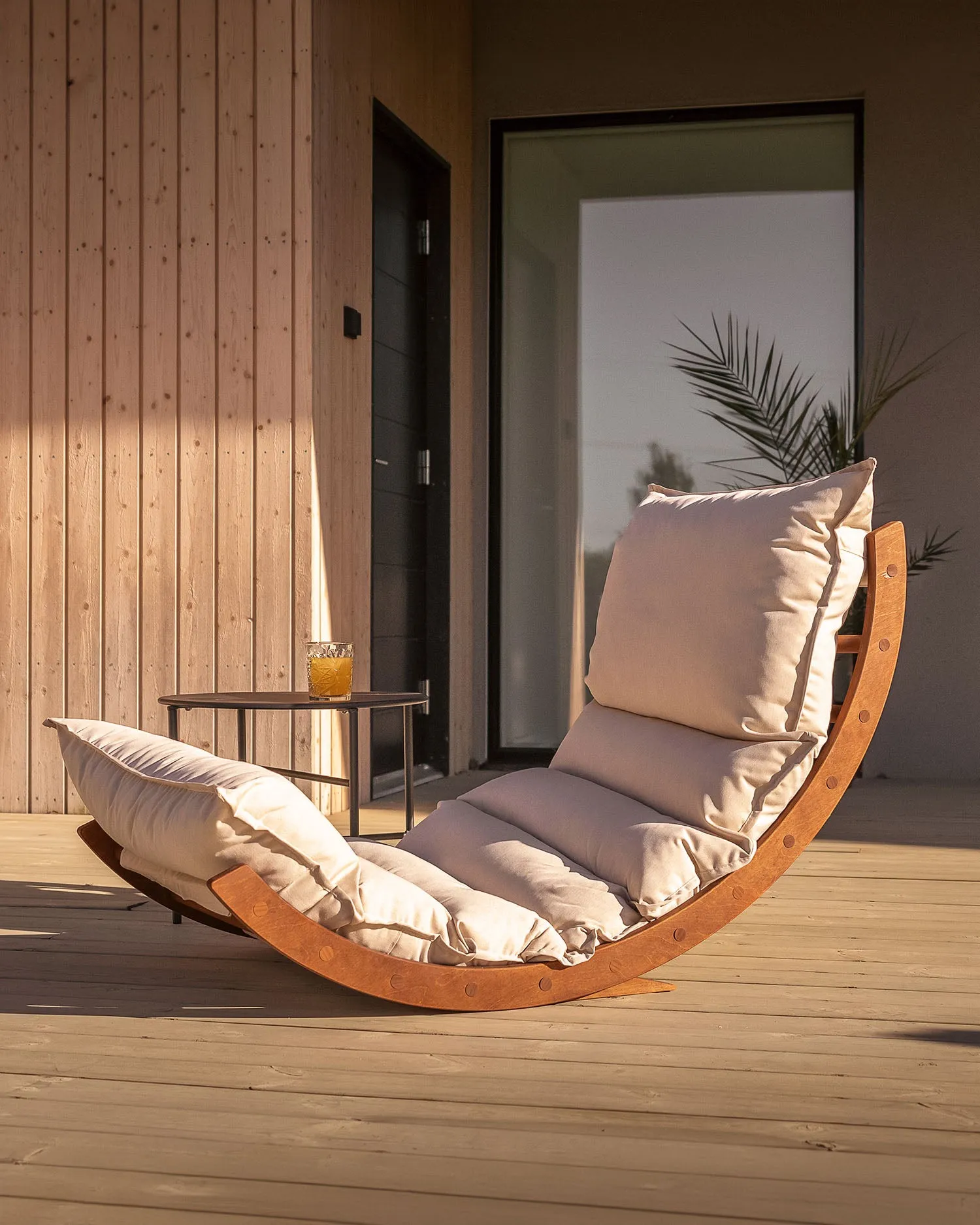 FitWood Wedges for LAAKSO Outdoor Lounger - Brown