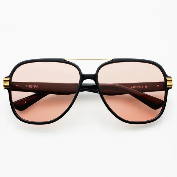 Freyrs Spencer Black Pink Sunglasses