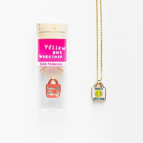 Have a Nice Day 2-Sided Pendant