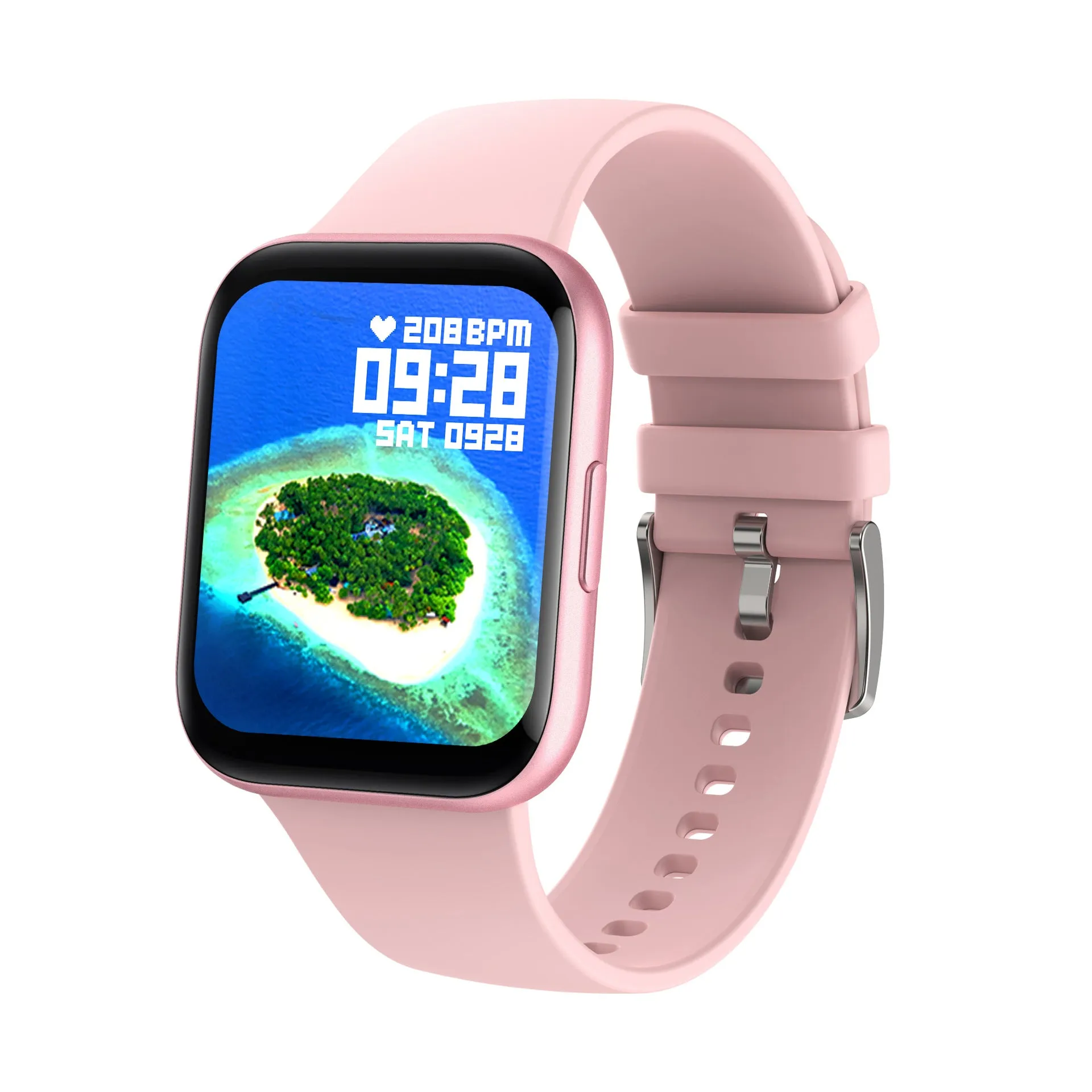 Heart Rate Sleep Health Monitoring Information Waterproof Sport Mode Controlled by Music Bracelet