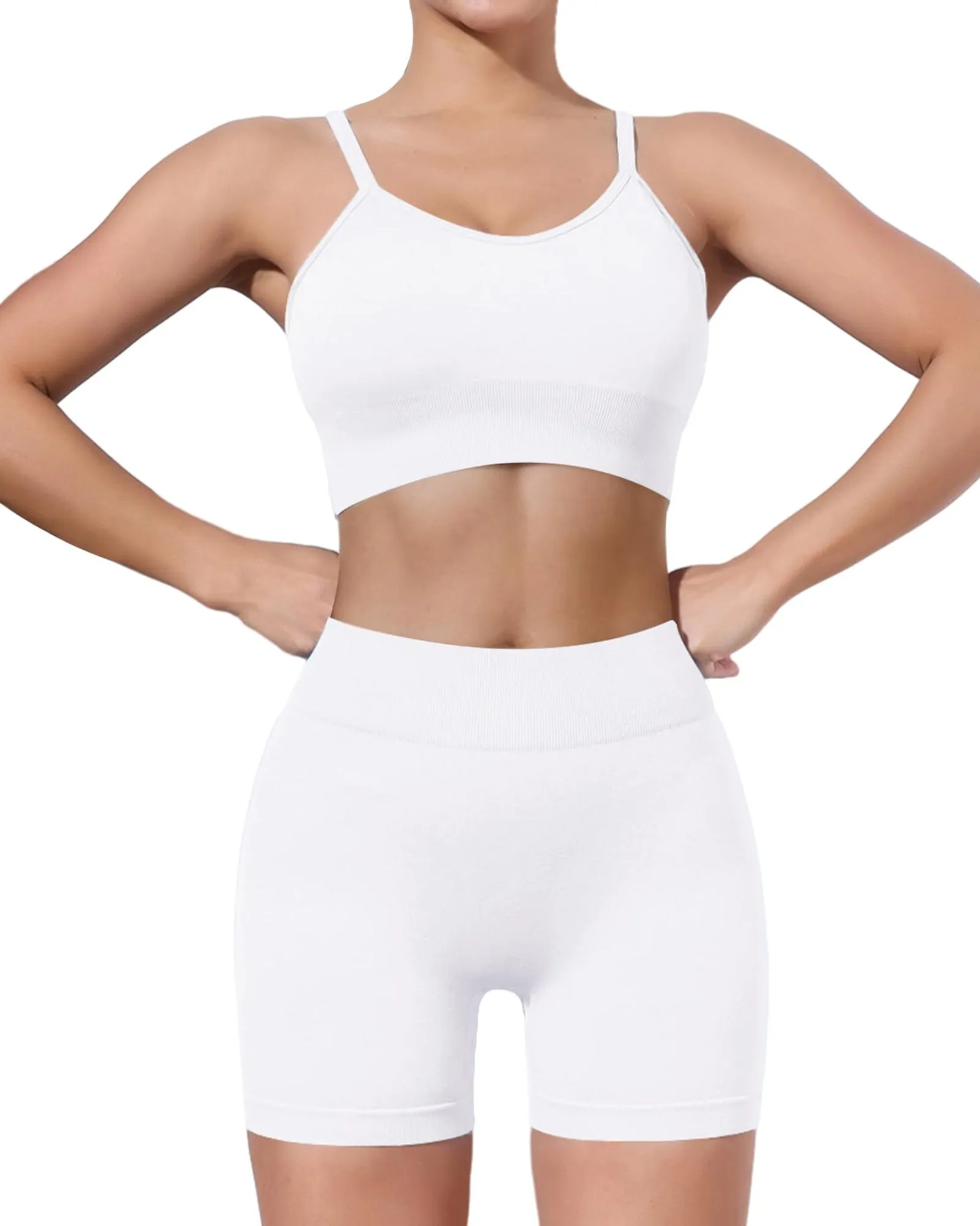 HORISUN Womens Workout Sets 2 Piece Yoga Outfits