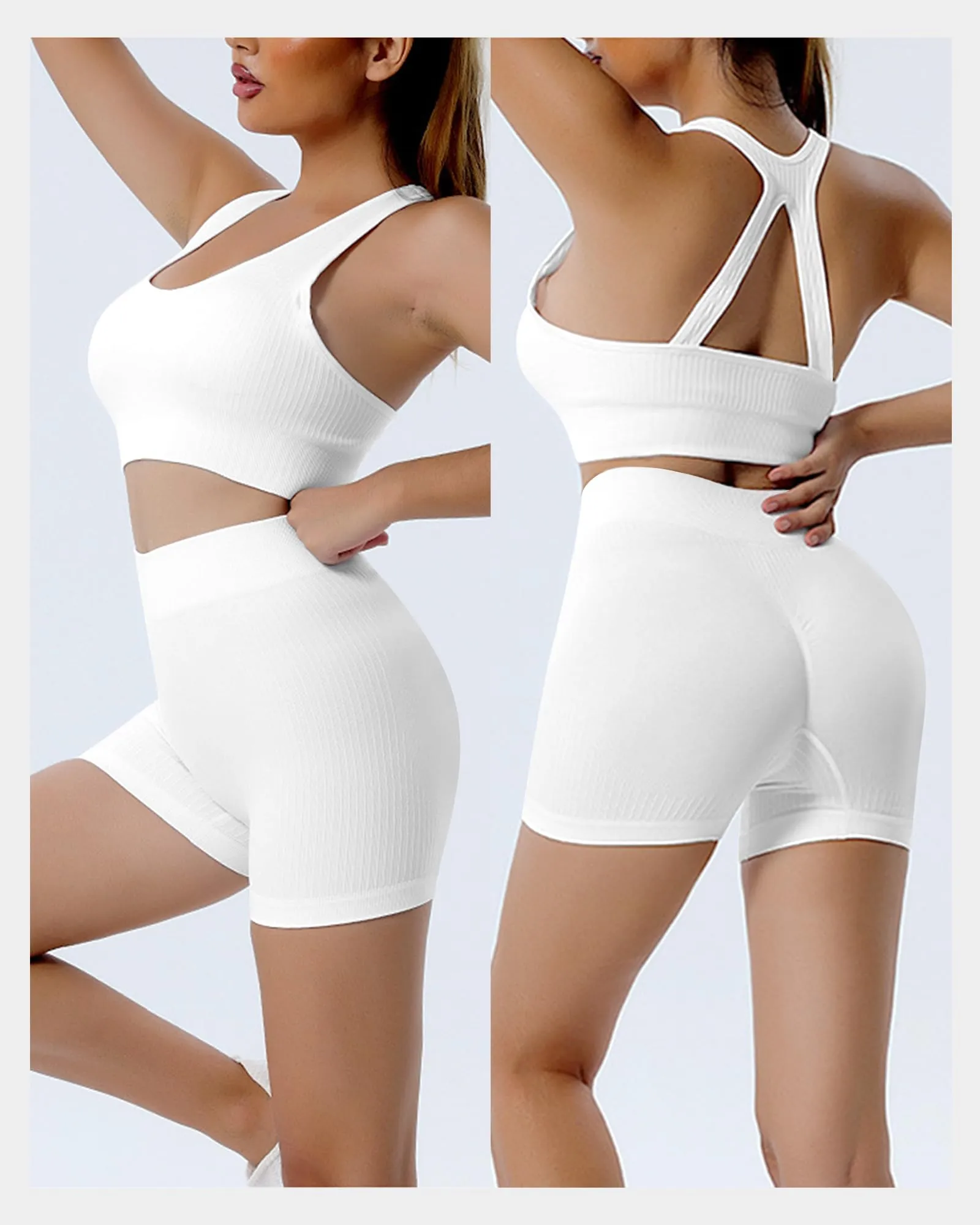 HORISUN Workout Sets Two Piece Outfits for Women