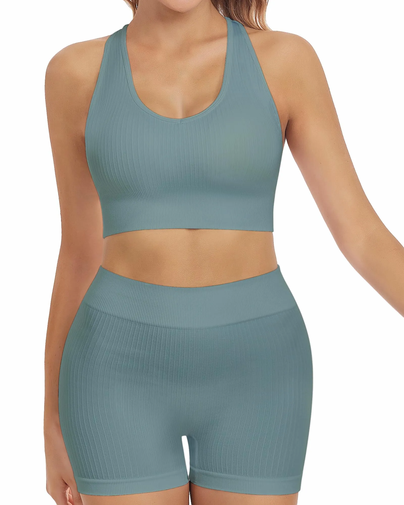 HORISUN Workout Sets Two Piece Outfits for Women