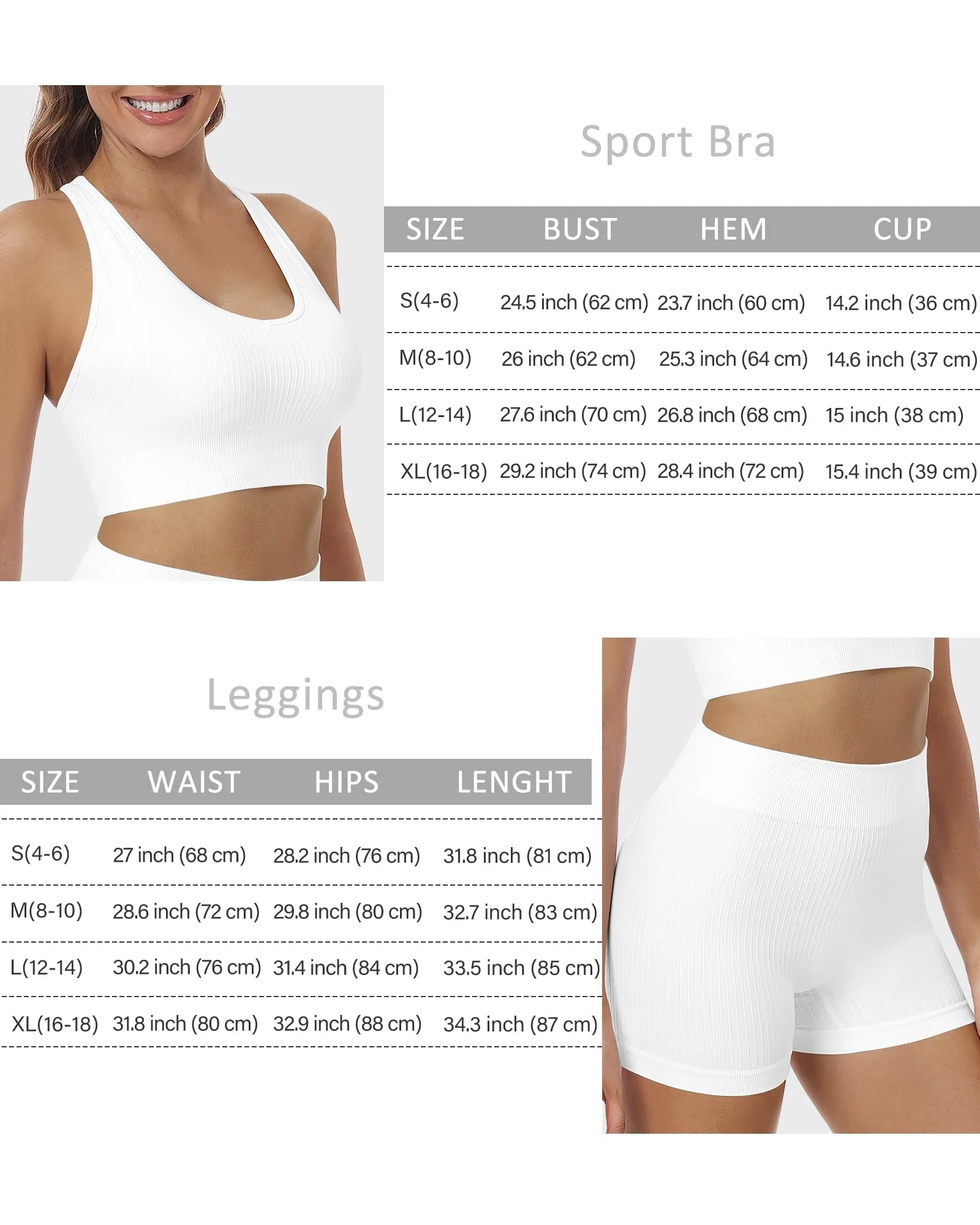 HORISUN Workout Sets Two Piece Outfits for Women