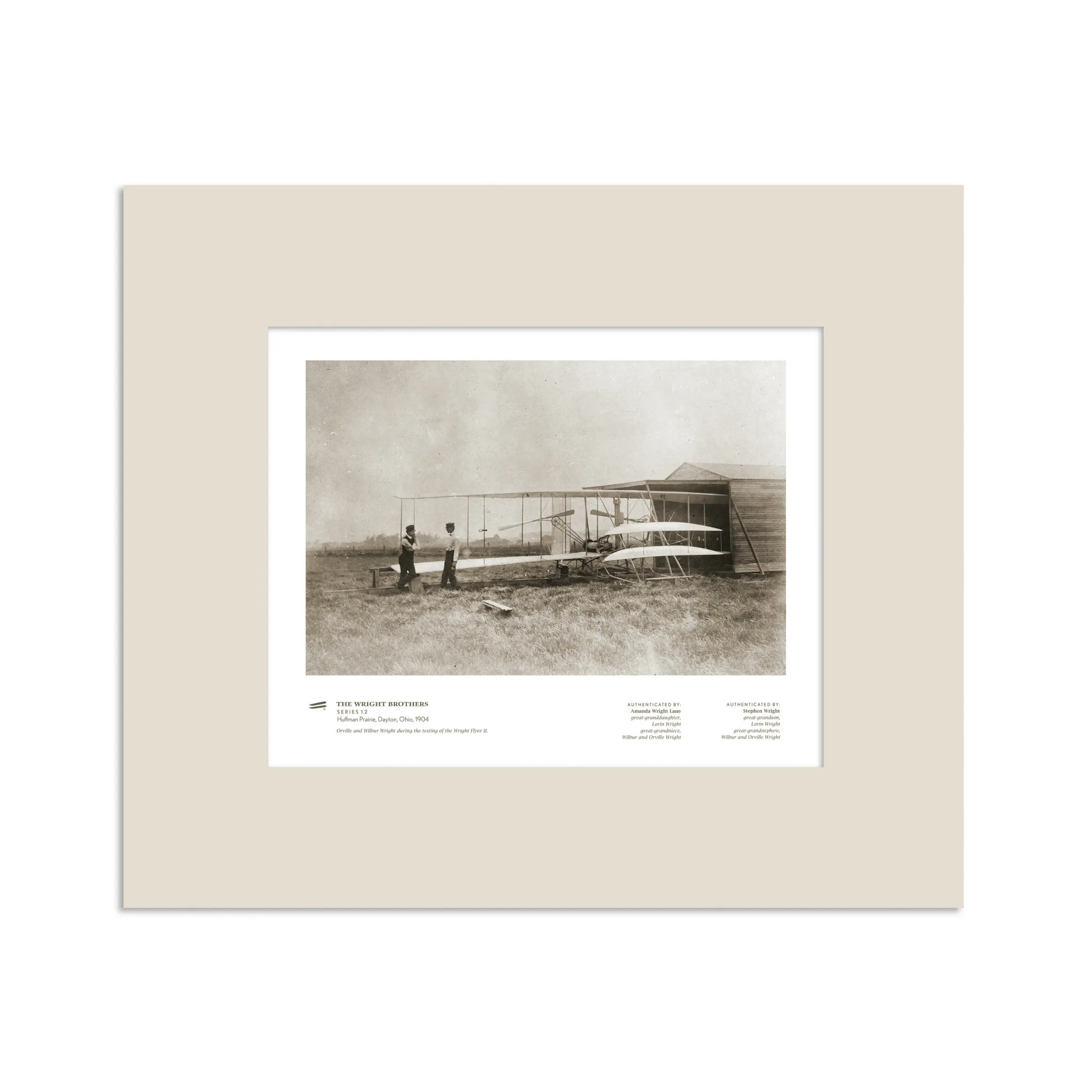 Huffman Prairie Series 1.2 | matted Gicle print