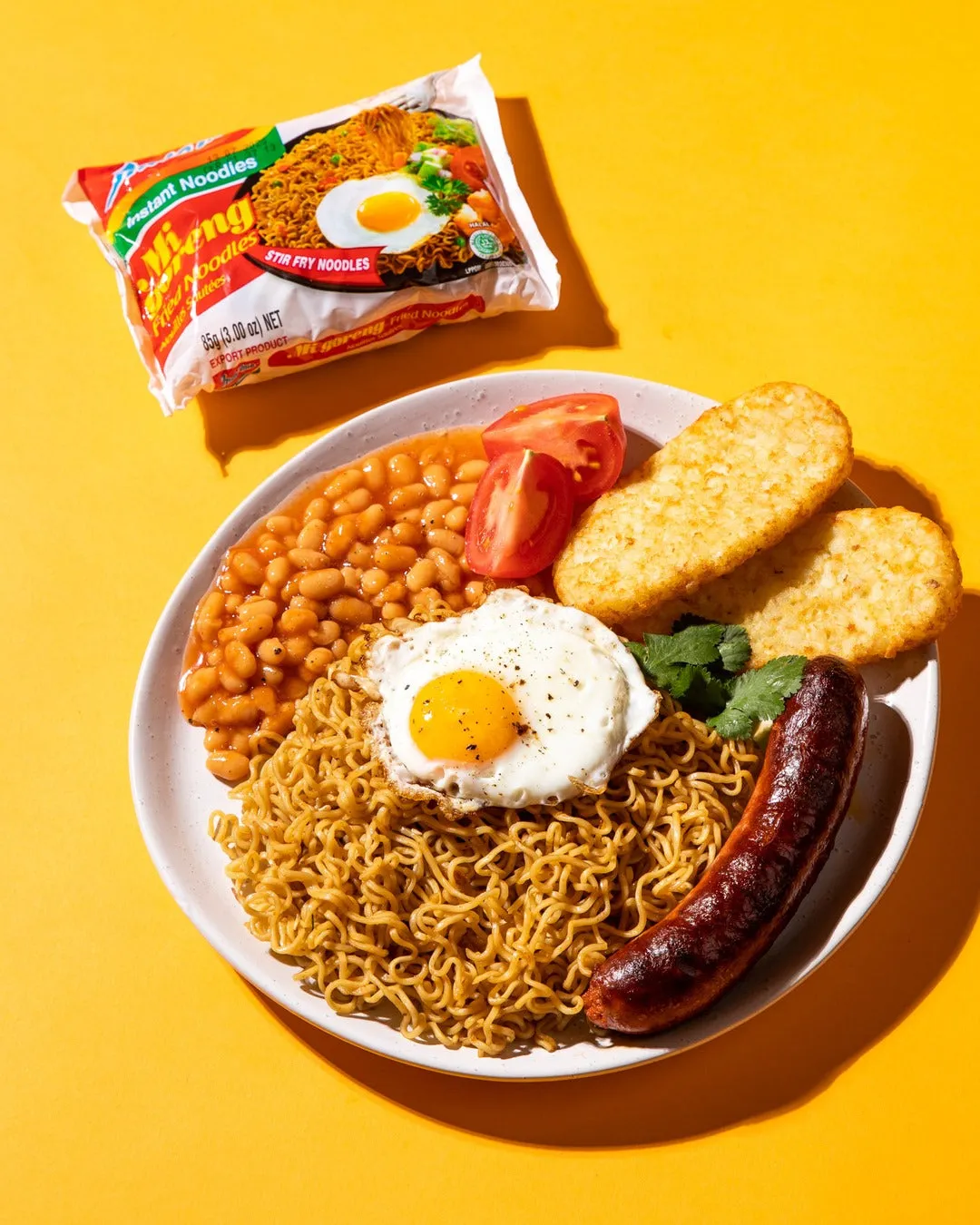 INDOMIE Mi Goreng Stir-Fried Noodles Original (5 Packs) 營多撈麵 原味幹撈麵