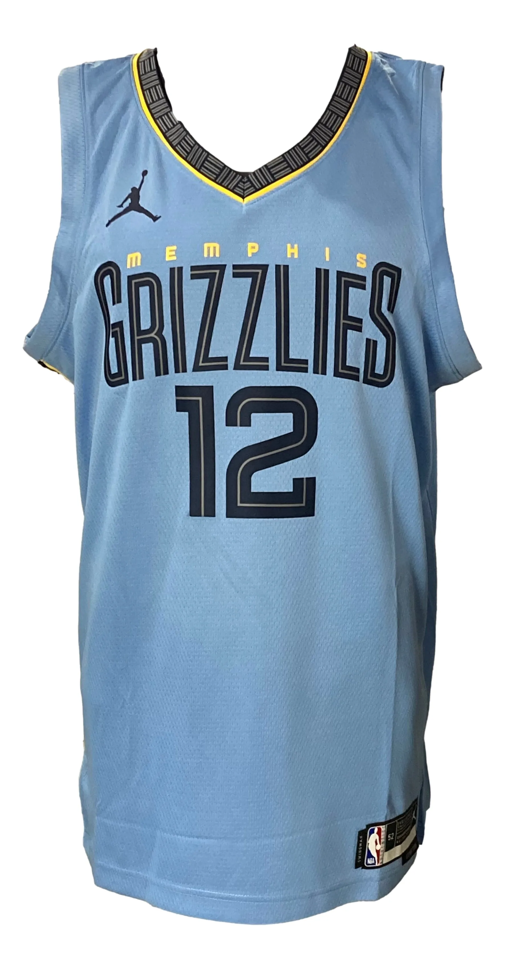 Ja Morant Signed Memphis Grizzlies Light Blue Nike Swingman Jersey BAS