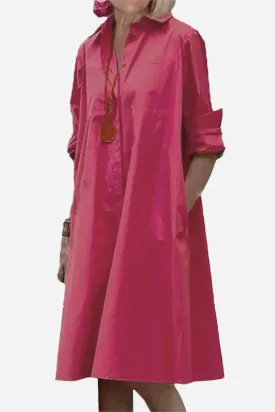 Long Shirt-Style Dress