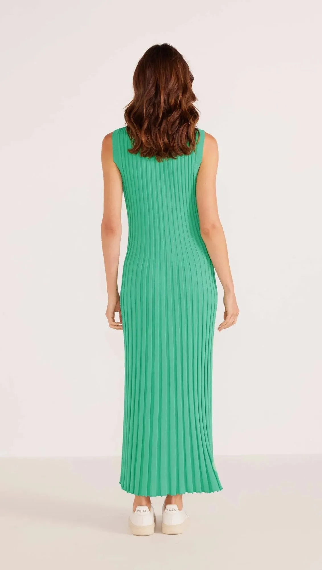 MinkPink Lori Rib Knit Midi Dress