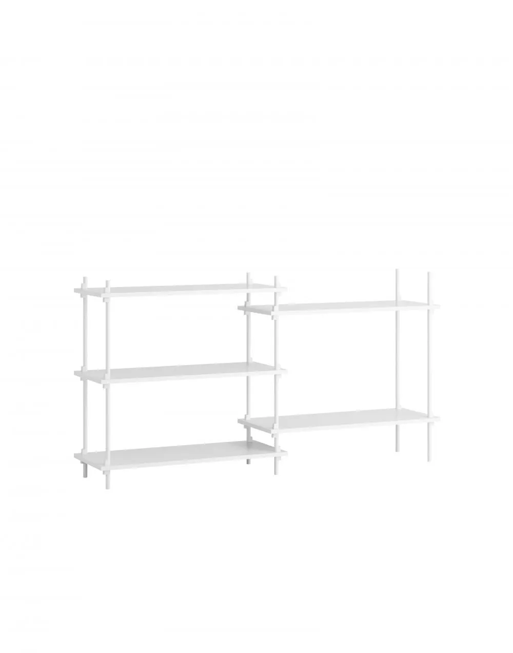 MOEBE Double shelving system