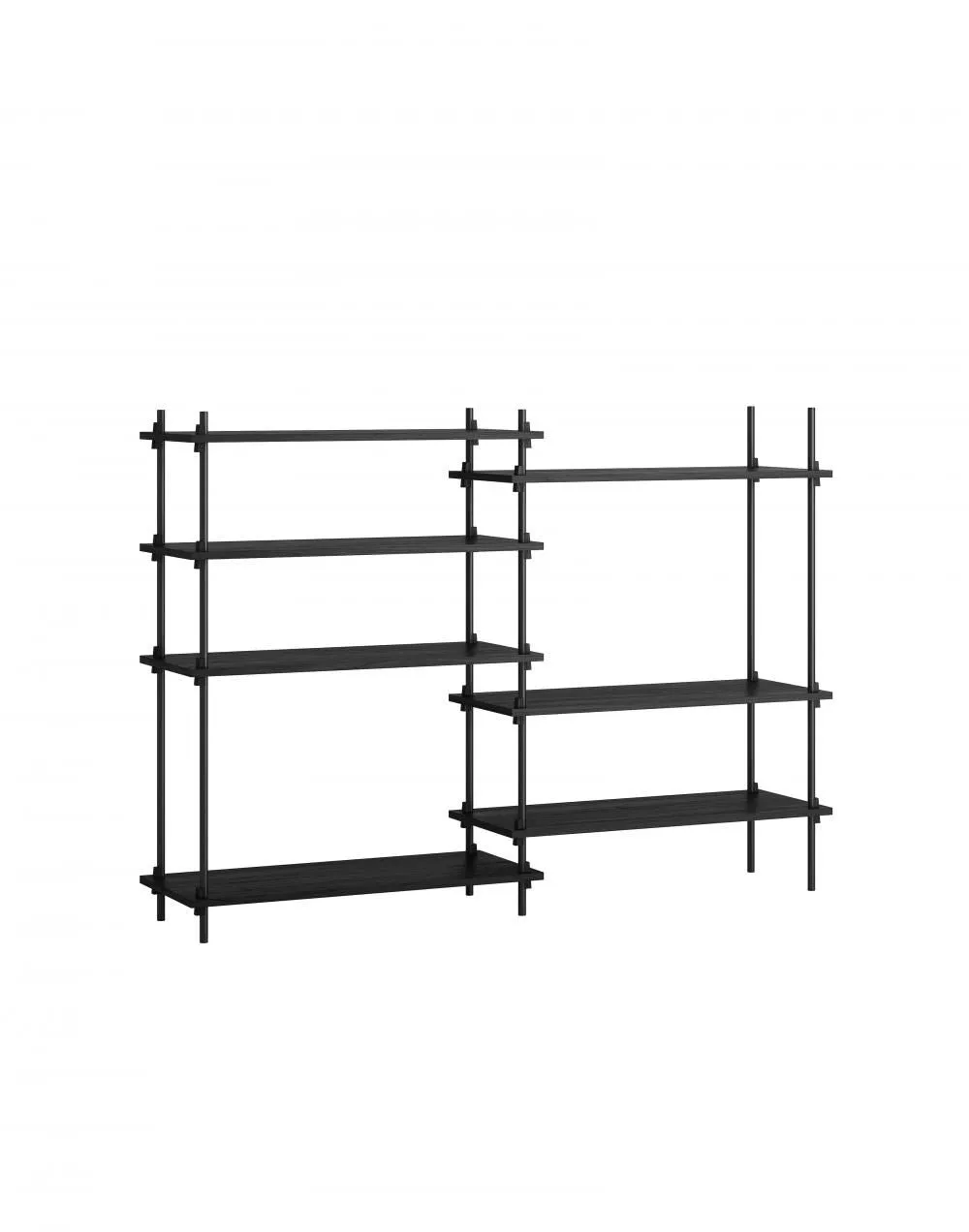 MOEBE Double shelving system