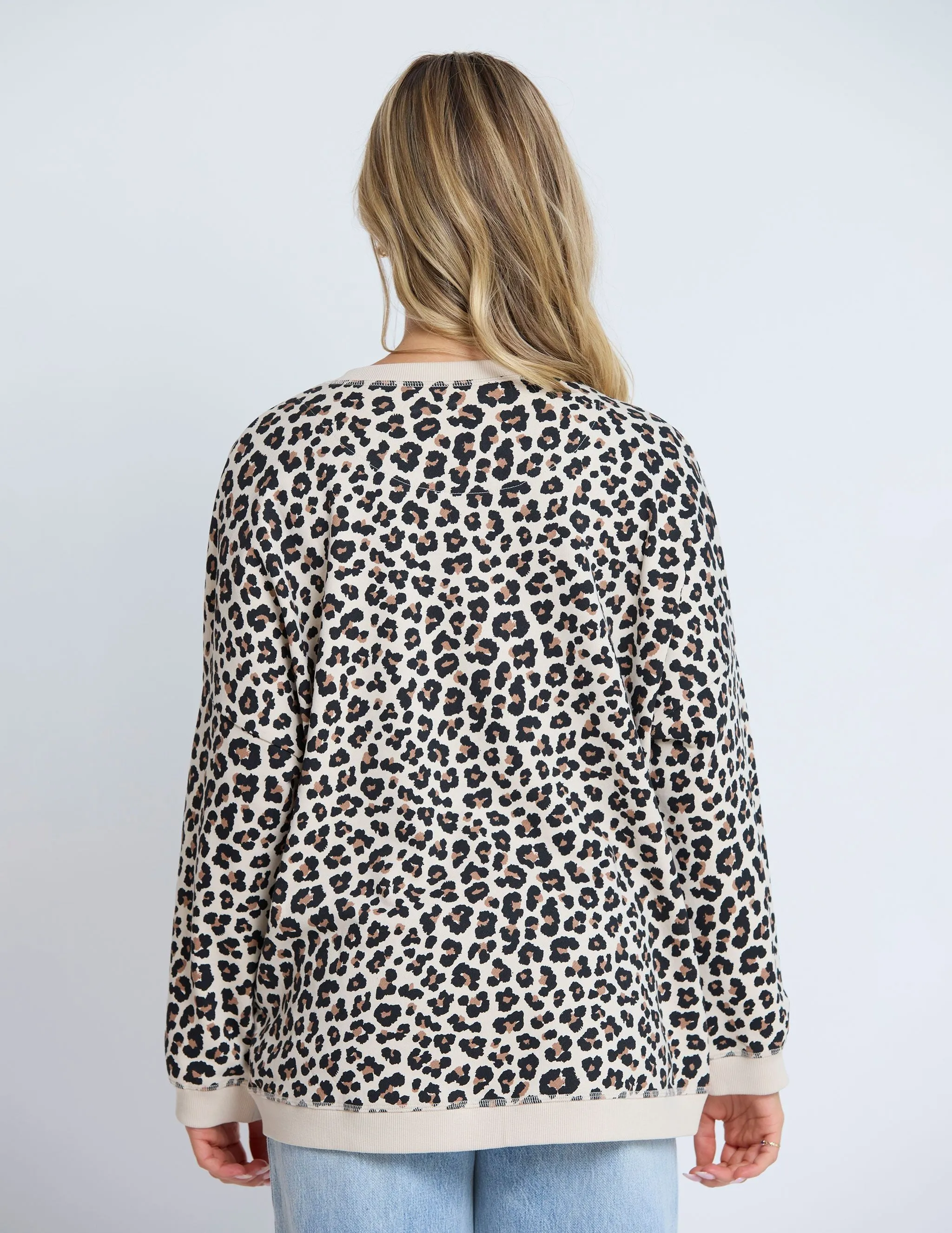 Newport Sweat - Leopard