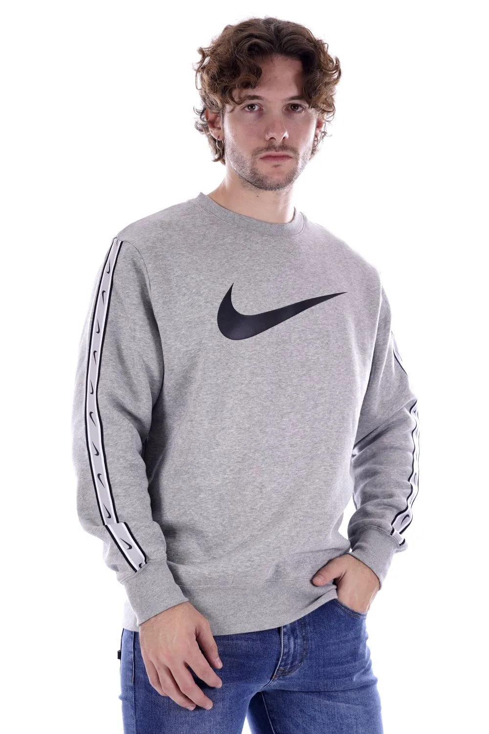 Nike Felpa Grigia Da Uomo