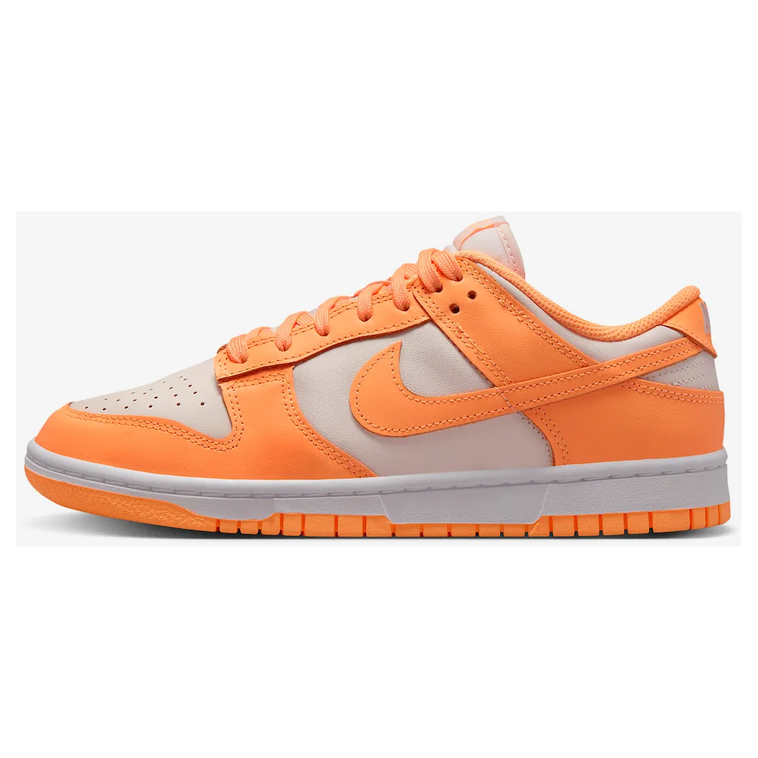 Nike Women's Dunk Low Shoes - Peach Cream / White / Orange