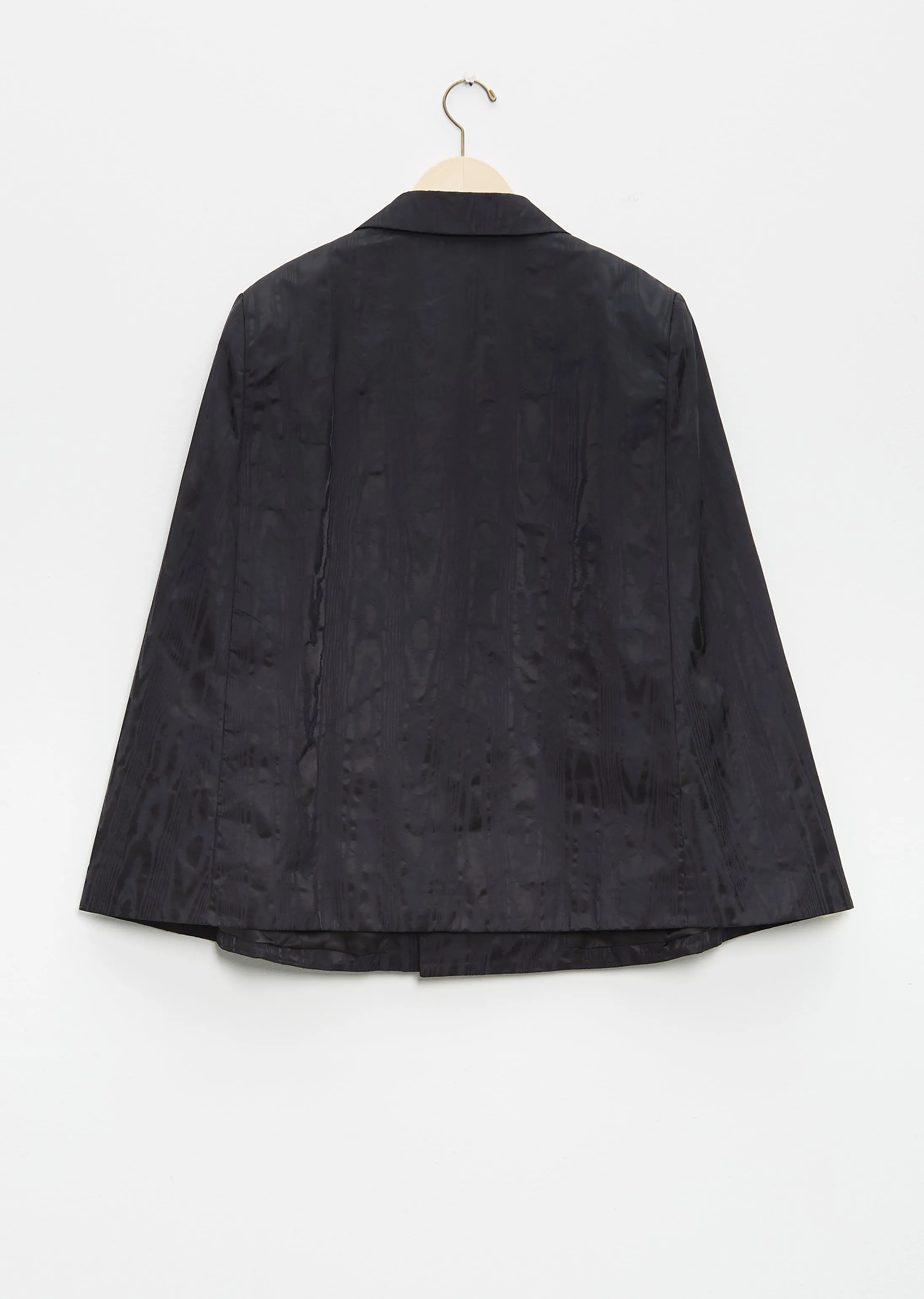 Nylon Jacquard Moire Blazer