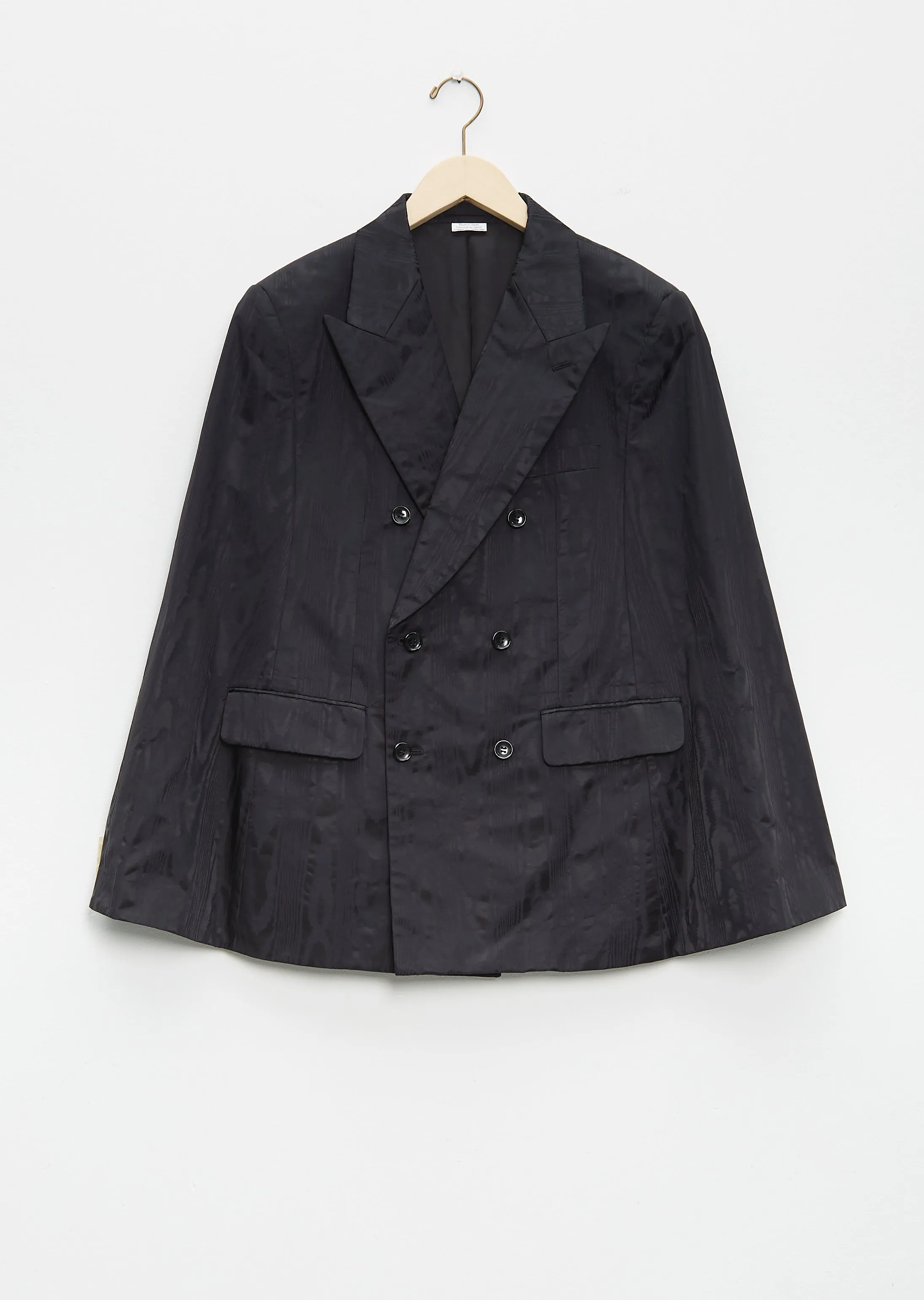 Nylon Jacquard Moire Blazer