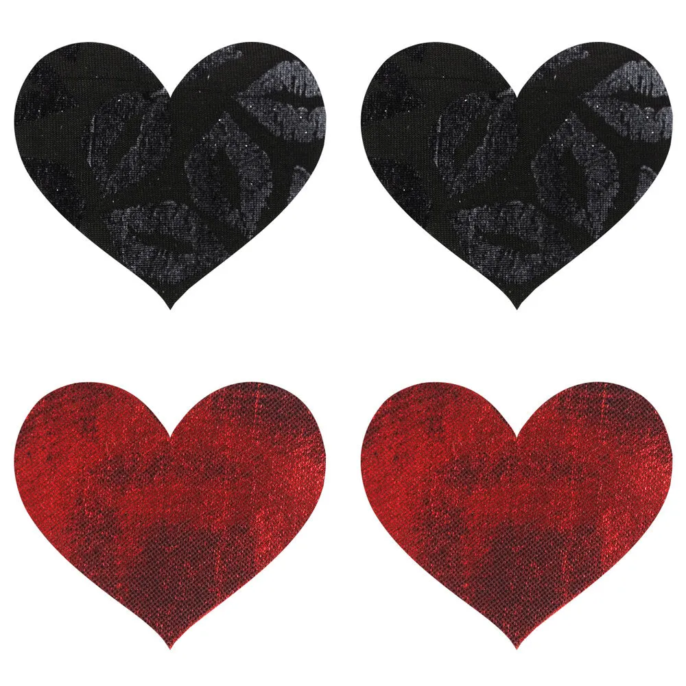 Peekaboo Stolen Kisses Hearts Nipple Pasties