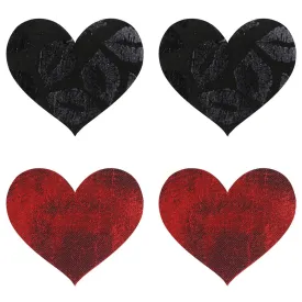 Peekaboo Stolen Kisses Hearts Nipple Pasties