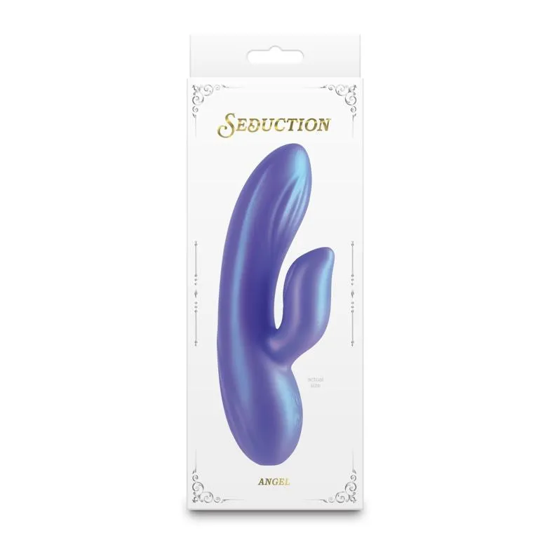 Seduction Angel Rabbit Vibrator Metallic Blue