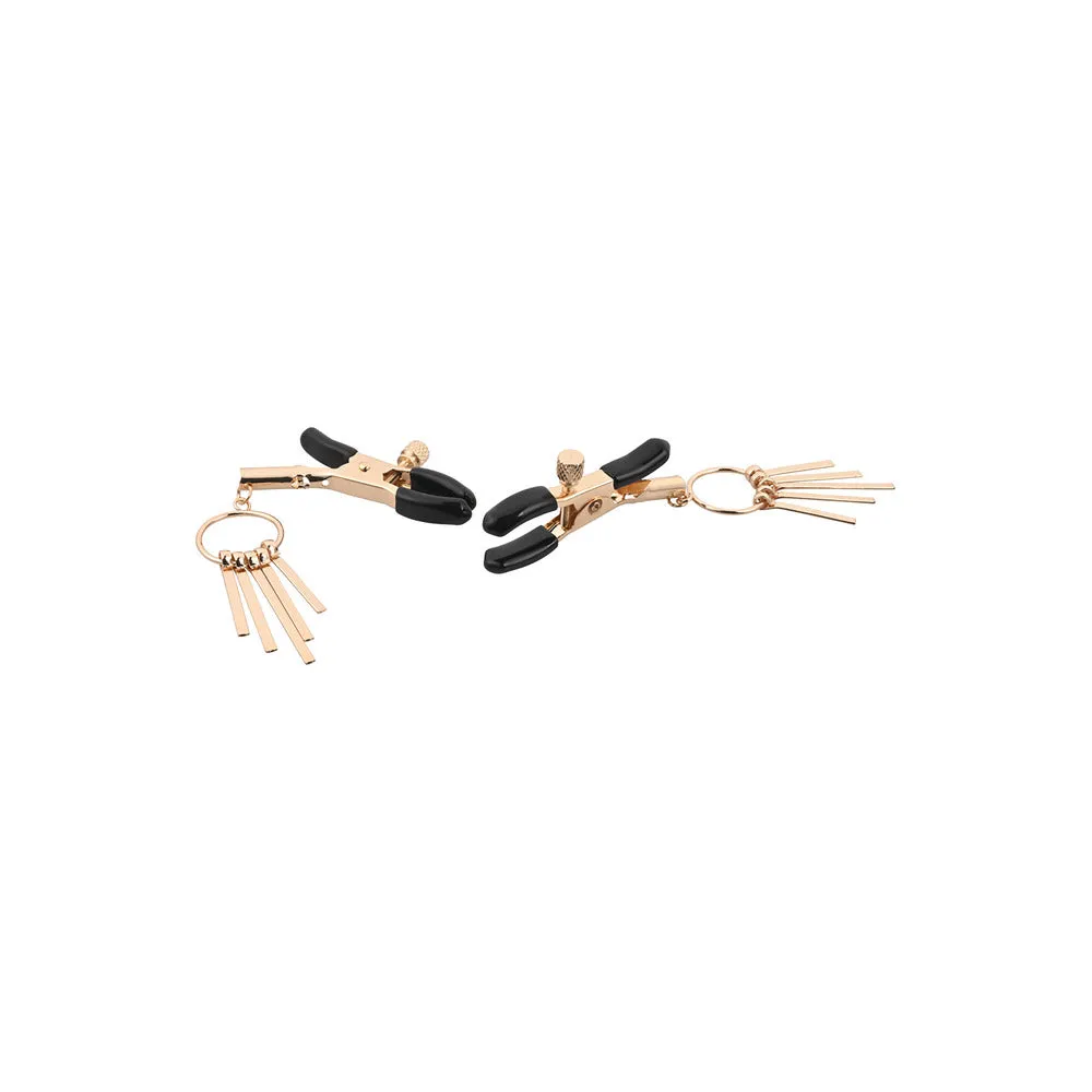 Sex And Mischief Verge Nipple Clamps Gold