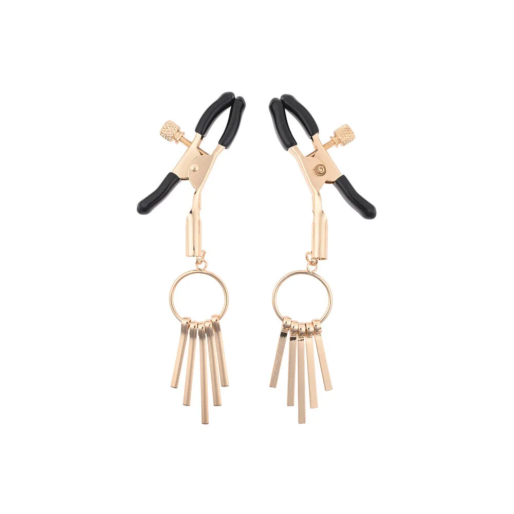 Sex And Mischief Verge Nipple Clamps Gold