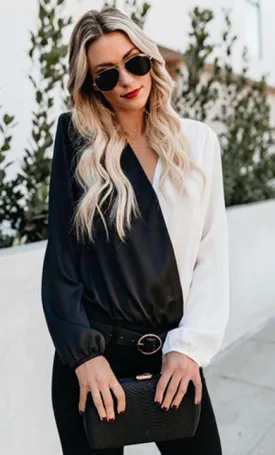 SHEILA v neck top