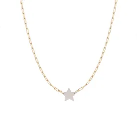 Star Paperclip Necklace