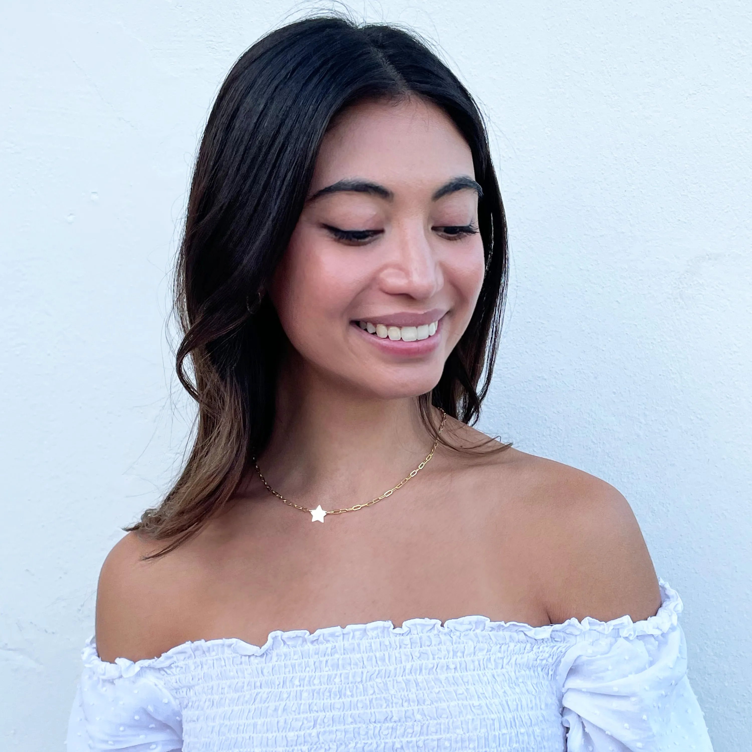 Star Paperclip Necklace