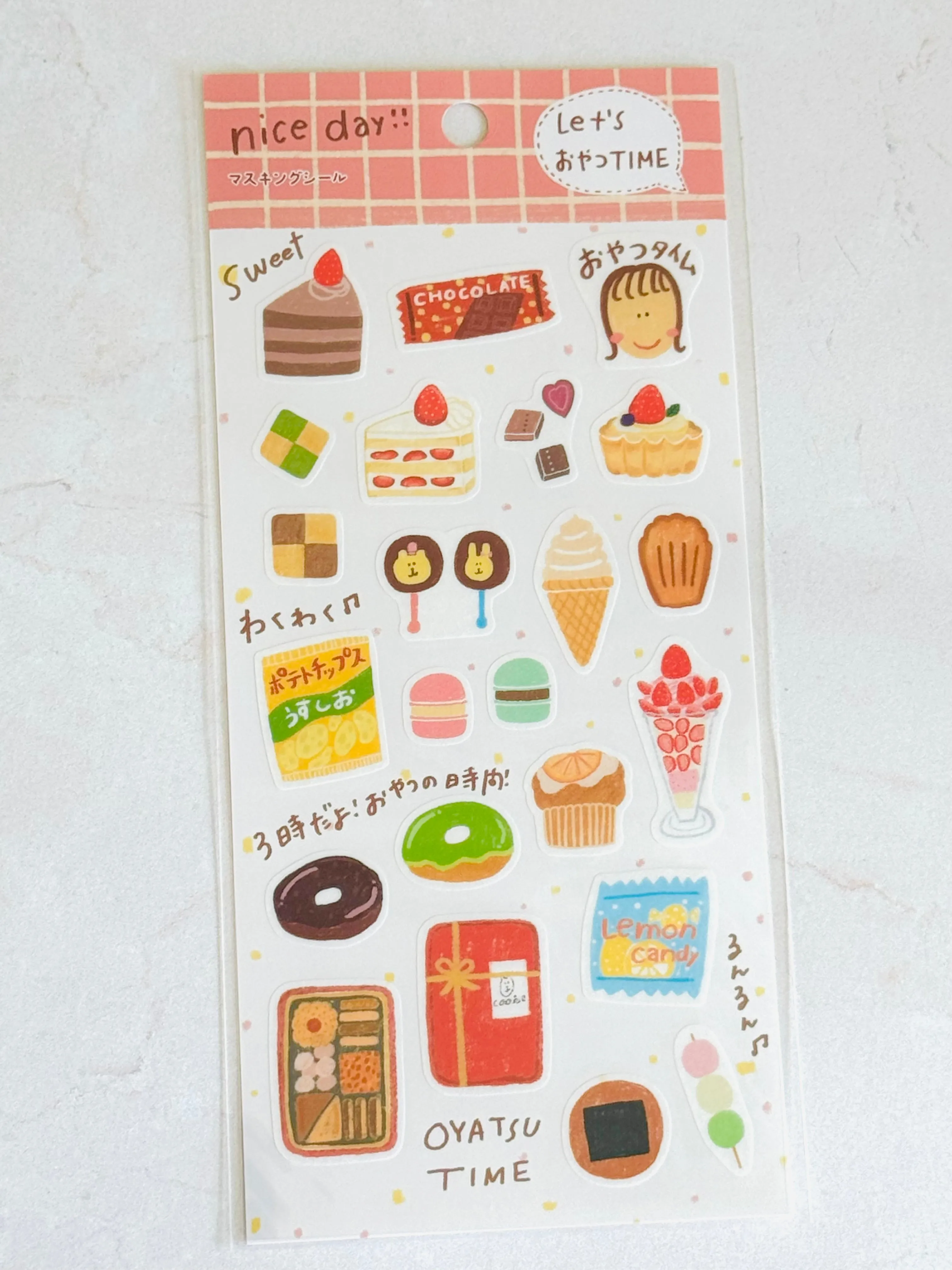 [Tomatomayu] nice day!! Oyatsu Time sticker sheet x SAIEN