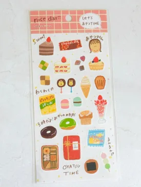 [Tomatomayu] nice day!! Oyatsu Time sticker sheet x SAIEN