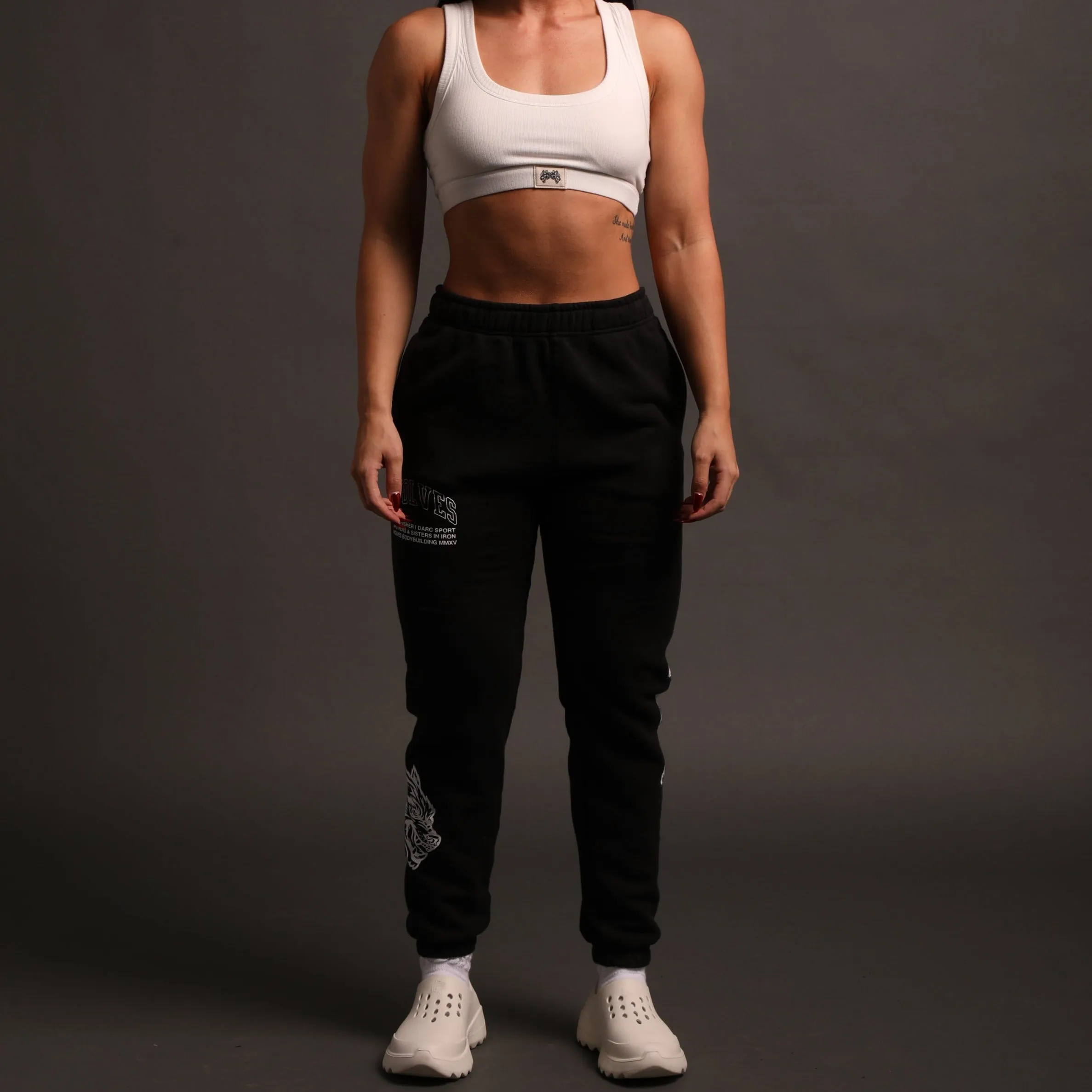 Vigilante She Post Lounge Sweats in Black