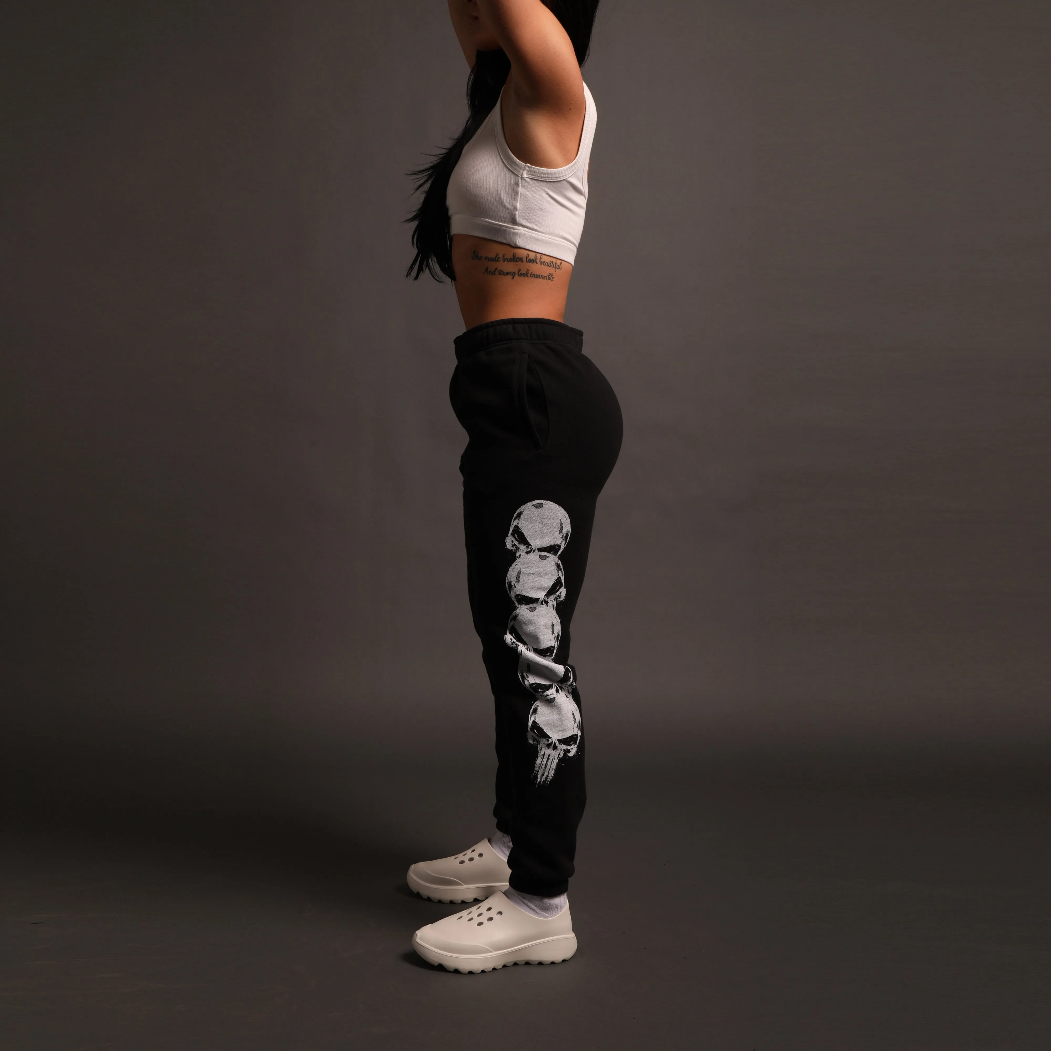 Vigilante She Post Lounge Sweats in Black