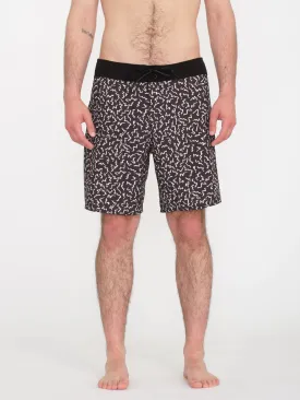 Volcom Men's Asphalt Beach Mod 18" Boardshort Black A0812414_BLK