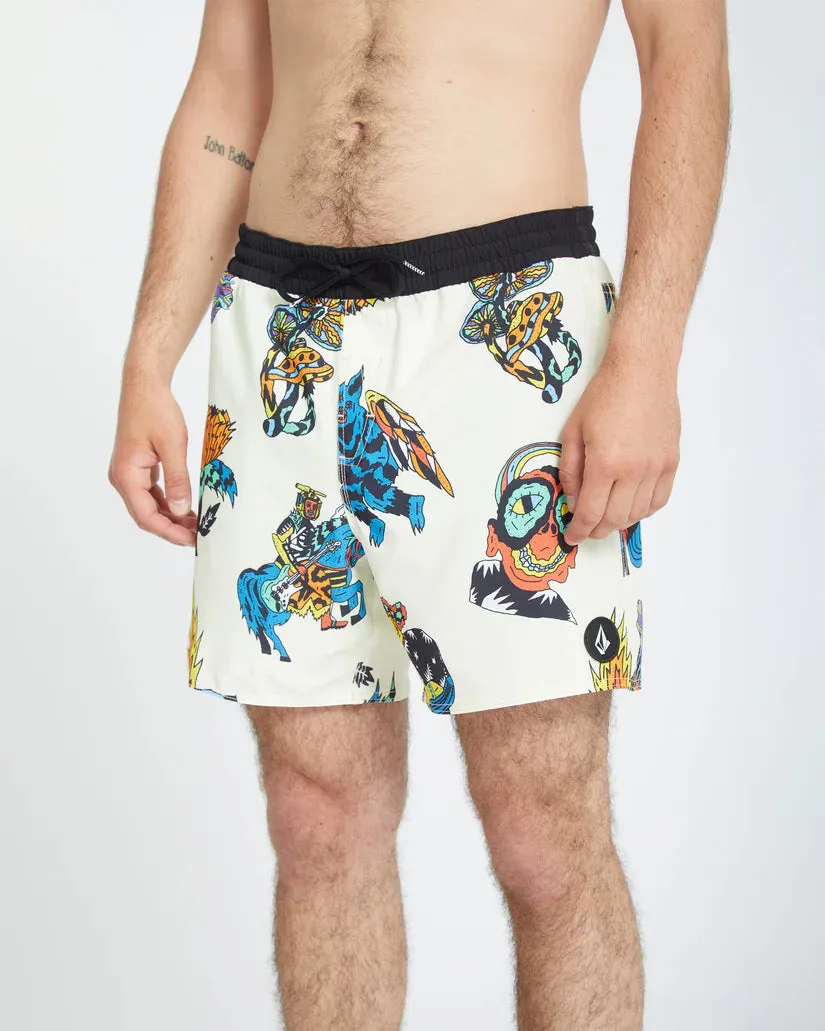 Volcom Men's Bob Mollema Trunk 16" Boardshorts Light Beige A2512504_LBG