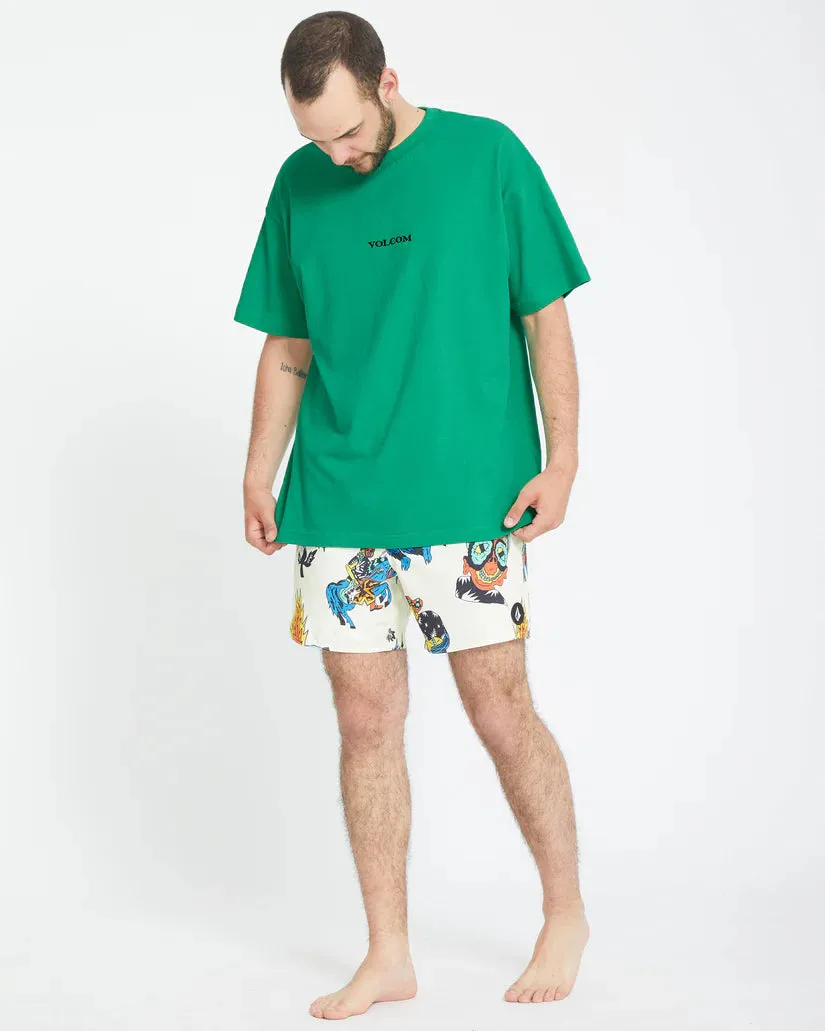 Volcom Men's Bob Mollema Trunk 16" Boardshorts Light Beige A2512504_LBG