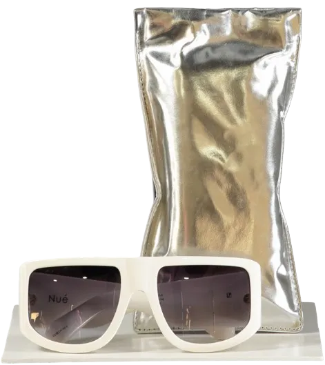 White Nué Studio X Linda Farrow - It Girl Embellished Sunglasses - With Original Case One Size